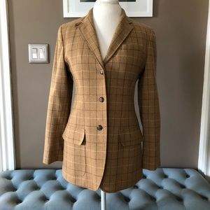RALPH LAUREN TWEED RIDING BLAZER